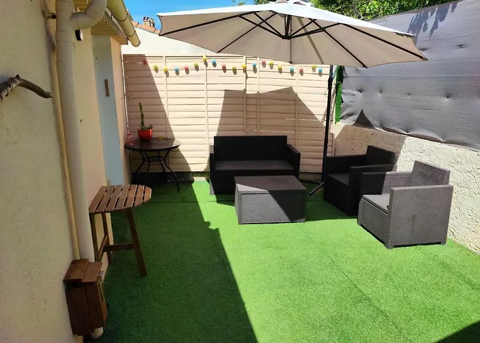 Maison T2 Proche Mer Jardin Et Parking Securise